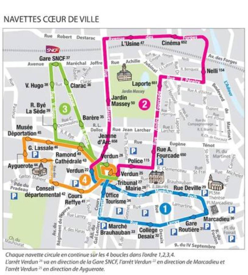 Le Voltaire -2 Chambres- 70M2- Hypercentre-Parking-Wifi Fibre- Nouvelle Literie Тарб Екстериор снимка